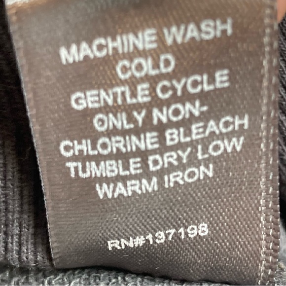 Marled French Terry Sweatshirt Shawl Collar Long Sleeve Pullover Size L Gray NWT - Picture 10 of 10